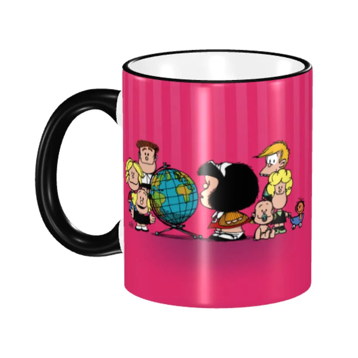 

Custom DIY Kawaii Cartoon M-Mafaldas Ceramic Mug Coffee Cup Creative Gift