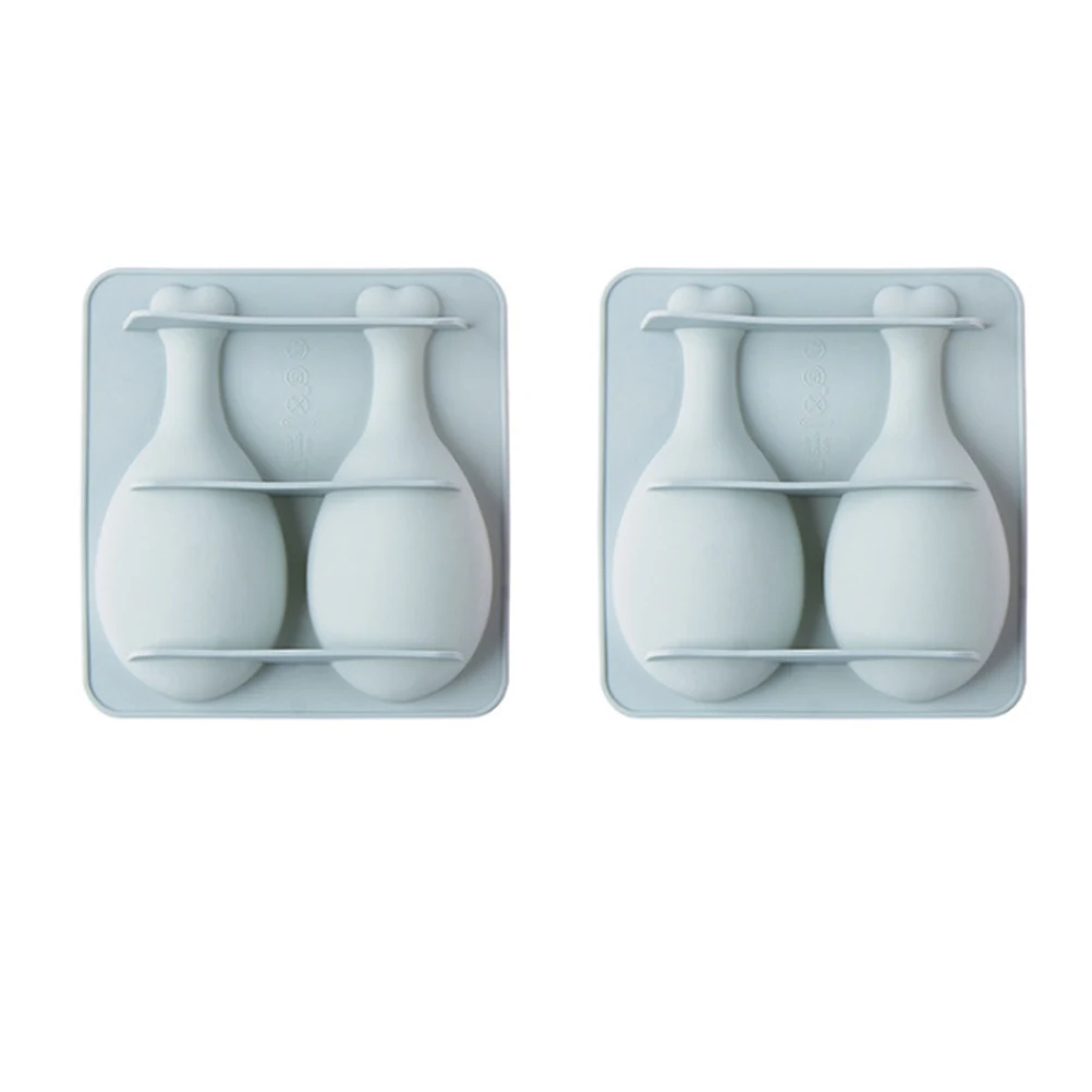 

2 Pcs Silicone Cake Mould Moulds Food Fondant Chicken Leg Mold for Baking Bakeware Mousse