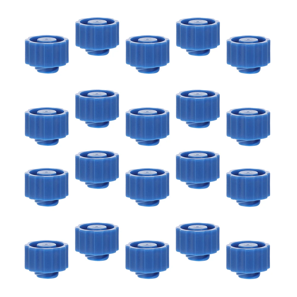 

50 Pcs Blue Syringe Tip Caps Reusable Luer Lock Stoppers For Glue Paint Adhesive Thermal Solder Paste