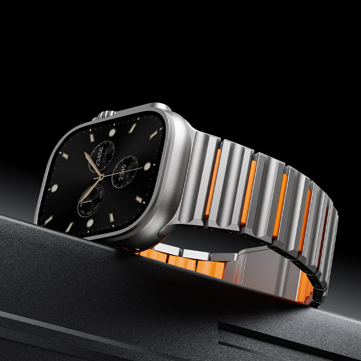 Luxury Titanium Strap for Apple Watch 42 44 45 46 49mm Metal + Silicone Band for Iwatch Series 11 10 9 8 7 SE3 Ultra 3 2 1 Belt