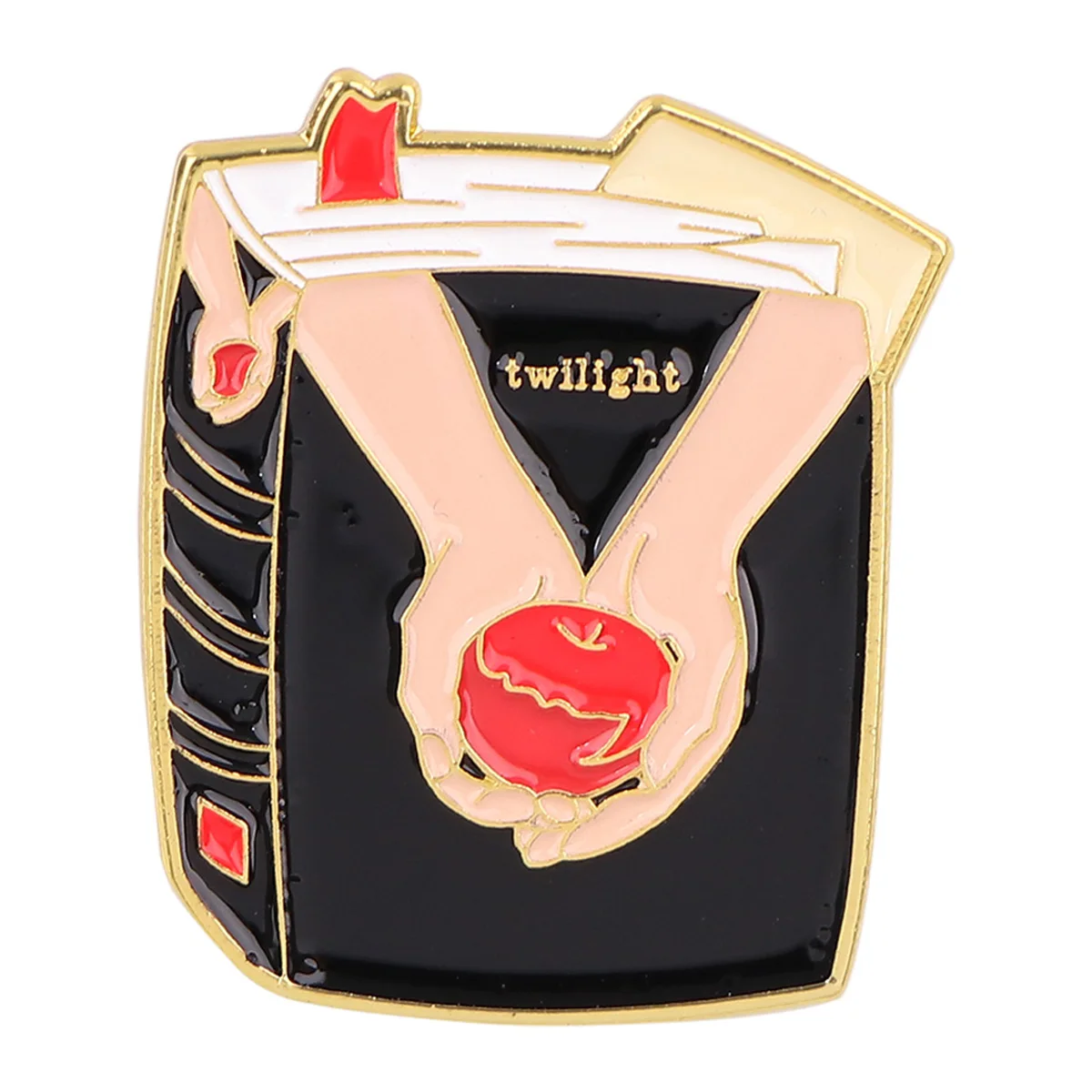 Twilight Enamel Pin, Colorful Fish Brooch Gift for Fans