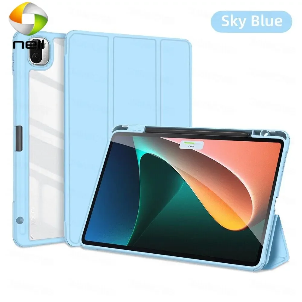 Akrylowe etui na tablet Xiaomi MiPad 5 Pro 2021 Smart Cover z uchwytem na ołówek do MiPad 5 11-calowe etui z funkcją automatycznego budzenia podczas snu