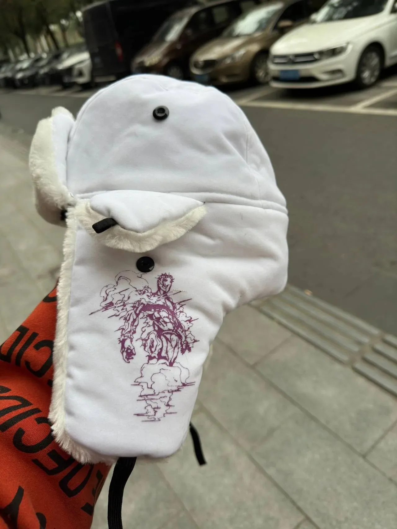 

New Outdoor Winter Cotton Hat Thickened Warm Cotton Hat Lei Feng Hat Embroidered Big Ear Hat Men and Women Can Bring