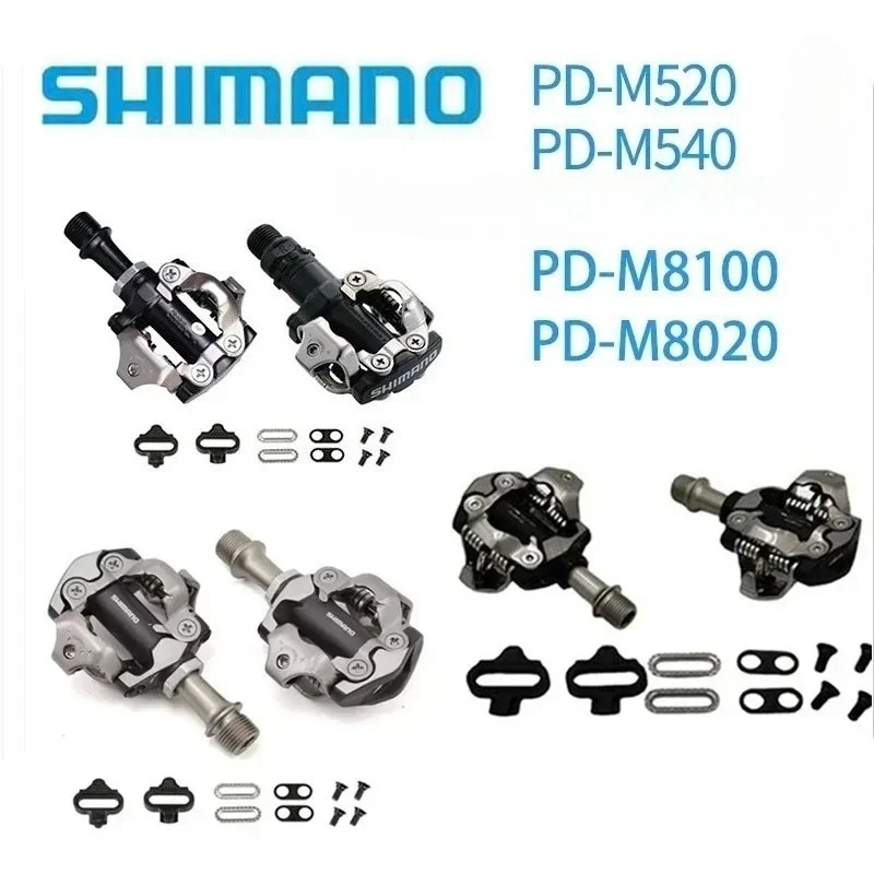 

Педали SHIMANO MTB PD-M8100/M8020/M540/M520 Самоблокирующиеся педали SPD Компоненты MTB с использованием деталей для гонок на велосипеде MTB