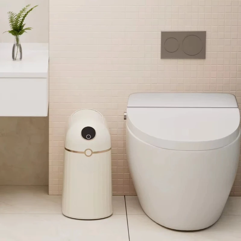 Smart sensor trash can 10L ABS stepless indoor kitchen waste bin inner bin for household and bathroom storage