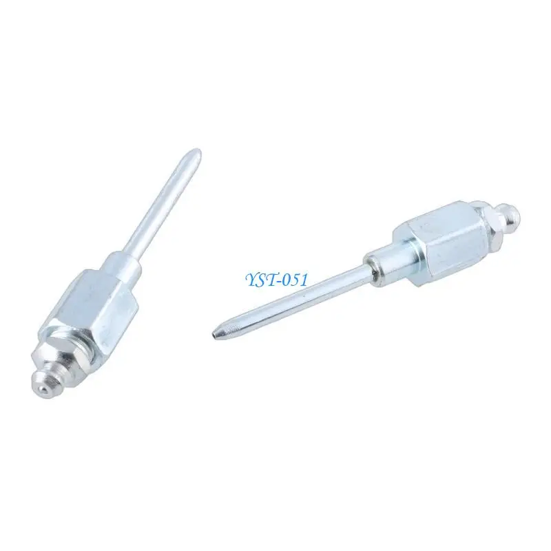 

E15A 5Pcs Grease Needle 90 Degree Grease Coupler Needle Grease Fitting Nozzle Grease Injector Needle Guns Tip Steel Narro