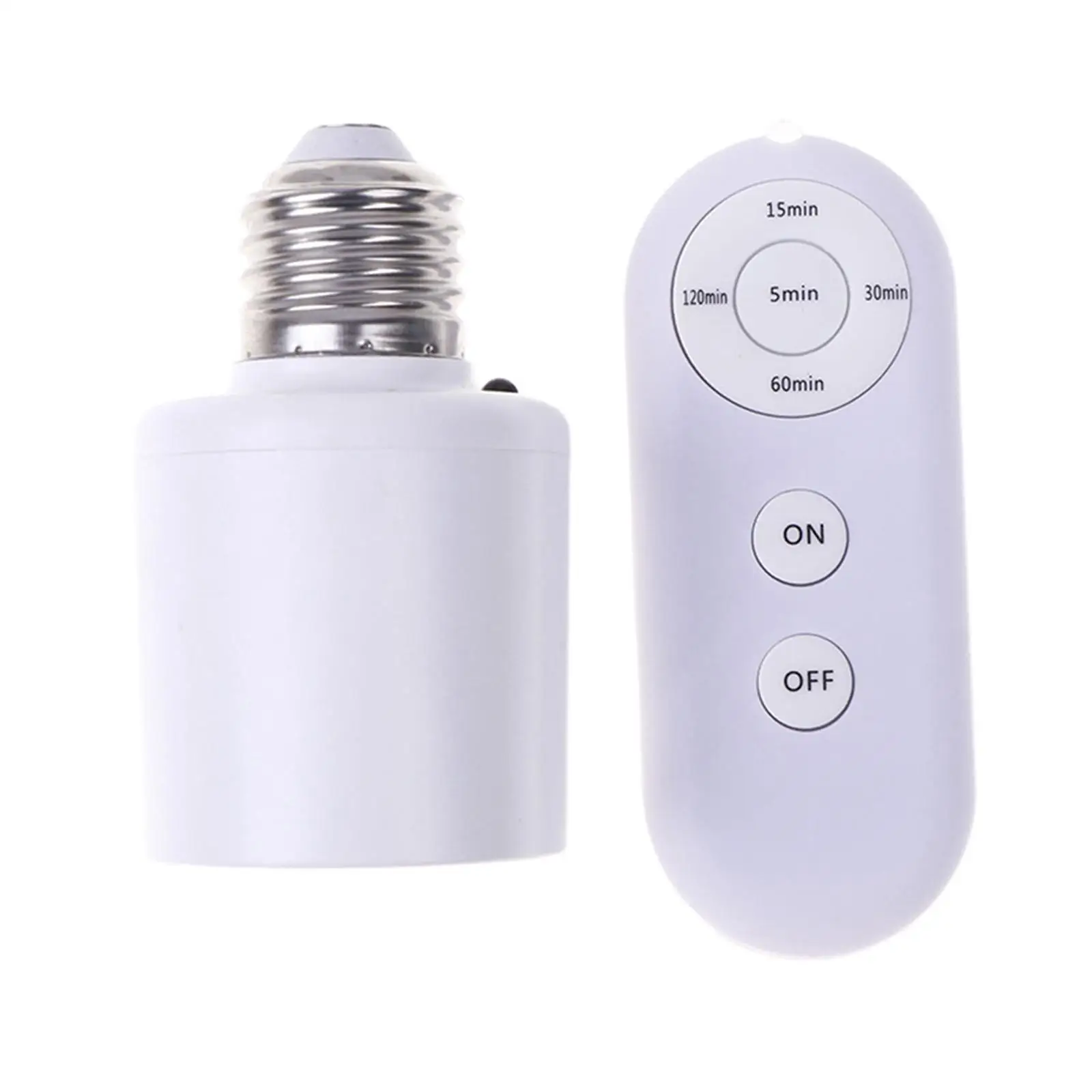 Remote Control Light Base E27 Bulb Base Lighting Fixture Lighting Parts Converter Adapter for Basement Home Pantry Kitchen