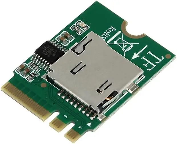 JonISerl NGFF M.2 A/E Key 2230 cables tarjeta de trabajo sin red interfaz Wi-fi a Micro SD TF SDHC TF adaptador compatible con intercambiable en caliente