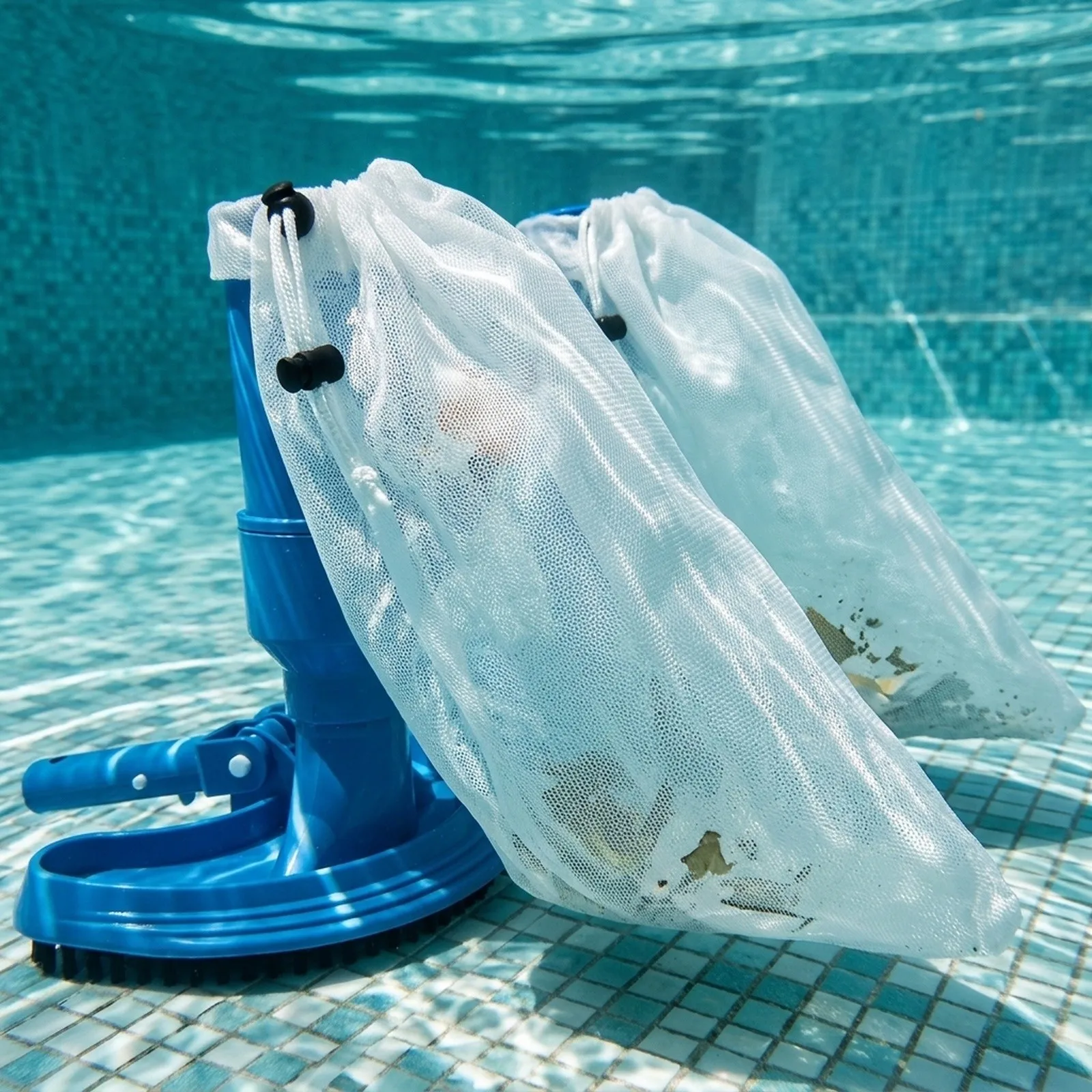 Accessories Vacuum Suction Bag Mesh Bag for opp Plastic 1 Pcs Fine Mesh Jet Suction Head Leaf Picker Swimming Pool