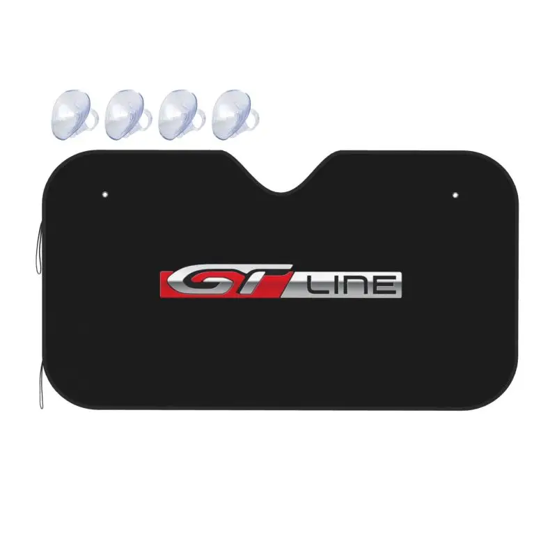 

Солнцезащитный экран GT Line для лобового стекла автомобиля, грузовика, внедорожника, складной, от УФ-лучей