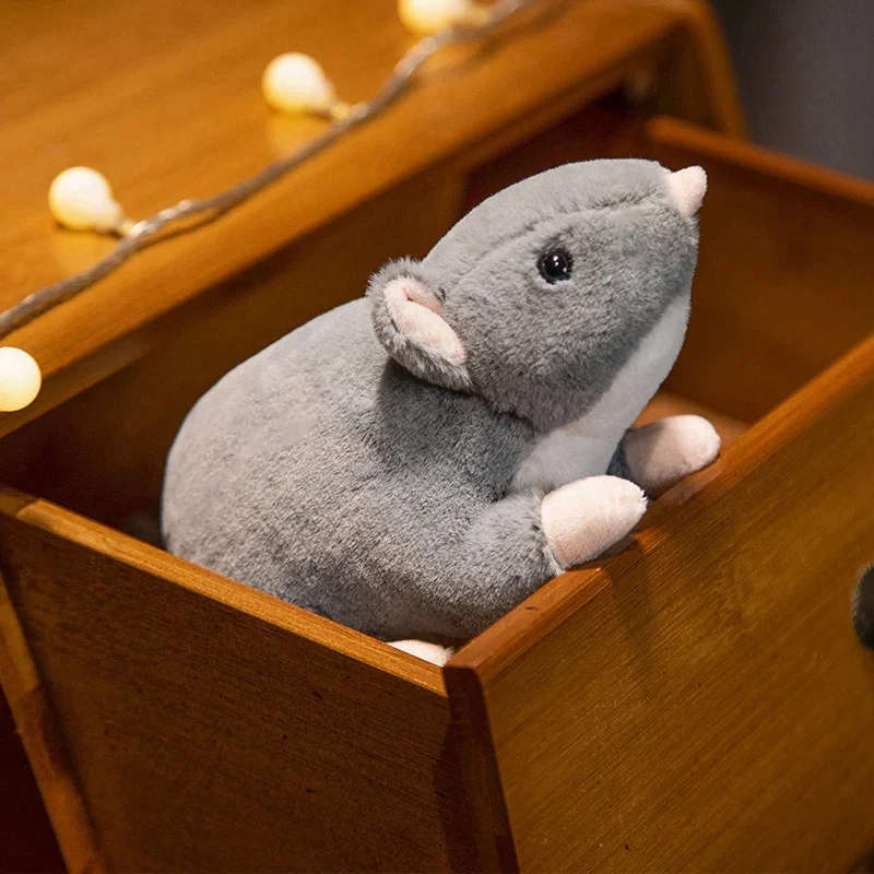 32-100cm NewSoft Plush Simulation Mouse Plushie Doll Stuffed Rat Plush Animal Toy Mascot Peluche Mouse Doll for Pet