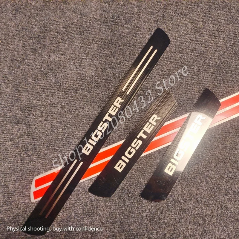 FOR DACIA BIGSTER 2024-2025 Stainless Sticker Door Sill Scuff Plate Guards Threshold Pedal Trim Car Accessories view 6