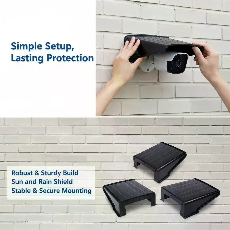 Shield Wall Waterproof Rainproof Cover Protective Covers: 1Set Turret Dome Cameras Protection Box Security Case