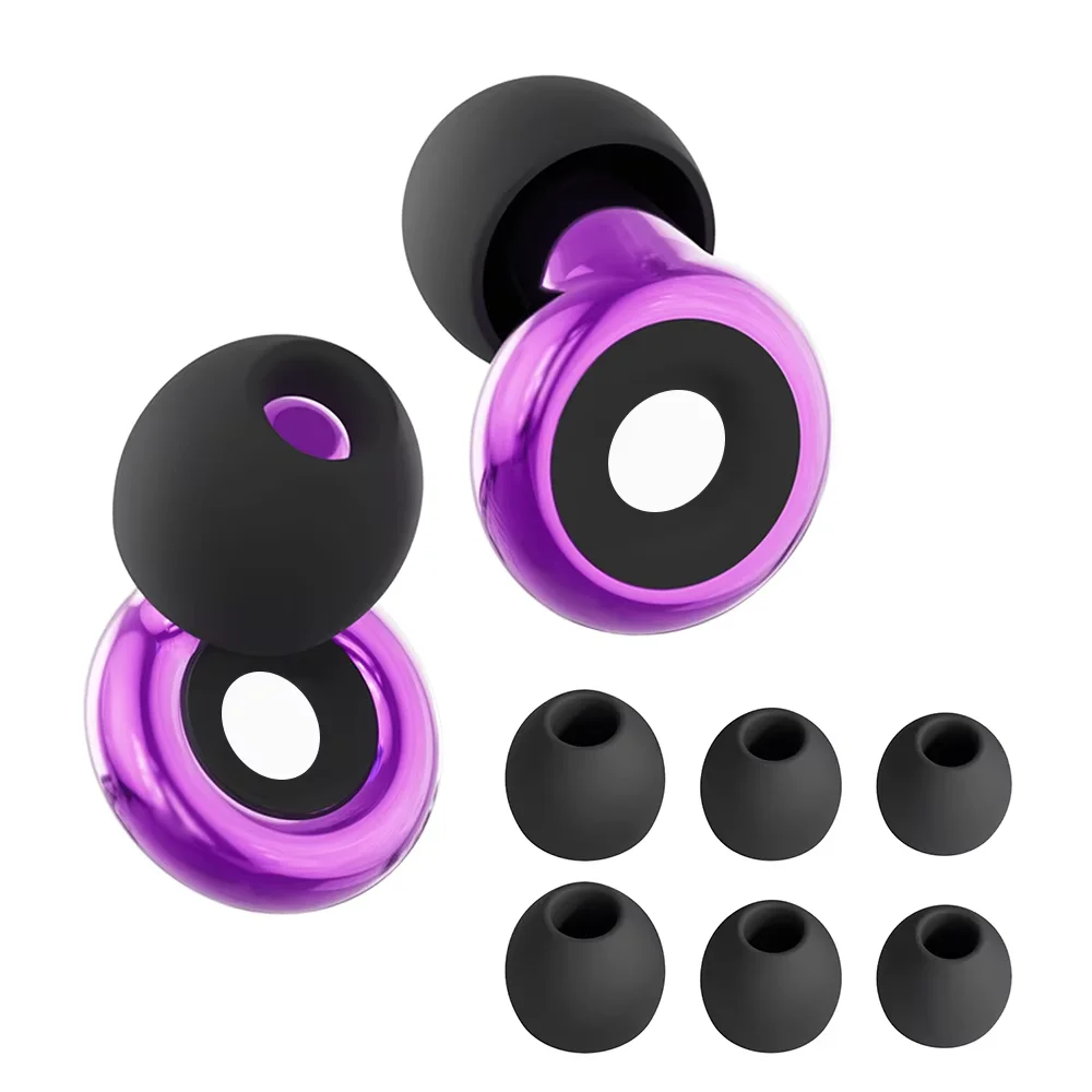 

HUAK 1Pair Sleeping Ear Plugs Noise Reduction Tapones Oido Ruido Soft Oordopjes Earplug Waterproof Tapones Para Dormir Earplugs