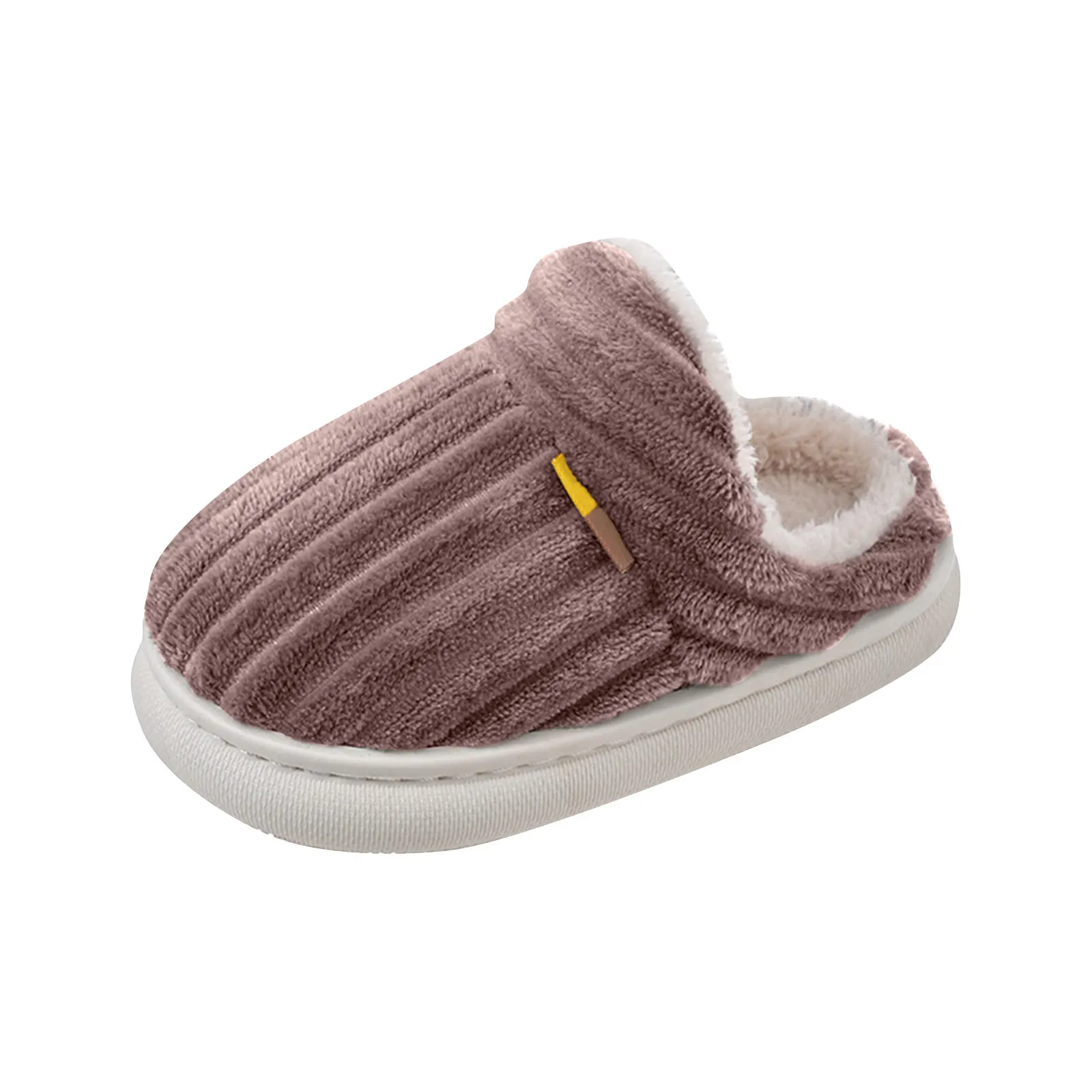 New Winter Warm Children Shoes Outdoor Fuzzy Antiskid Cotton Slippers Indoor Soft Boys Slippers Classic Fur Girl House Slippers