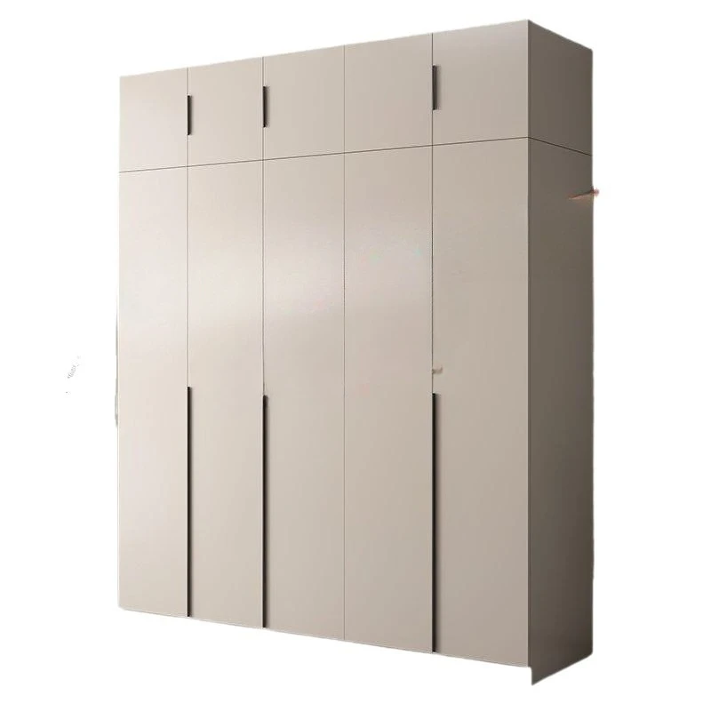 

Wardrobe, household, bedroom, modern, minimalist, creamy style