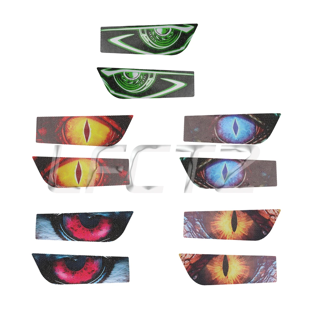 UTV Front Headlight Guard Sticker Head Light Decor Decals Fit for Polaris RZR 900 XP 4 1000 14-21 RZR XP 4 TURBO GENERAL 1000 - view 2