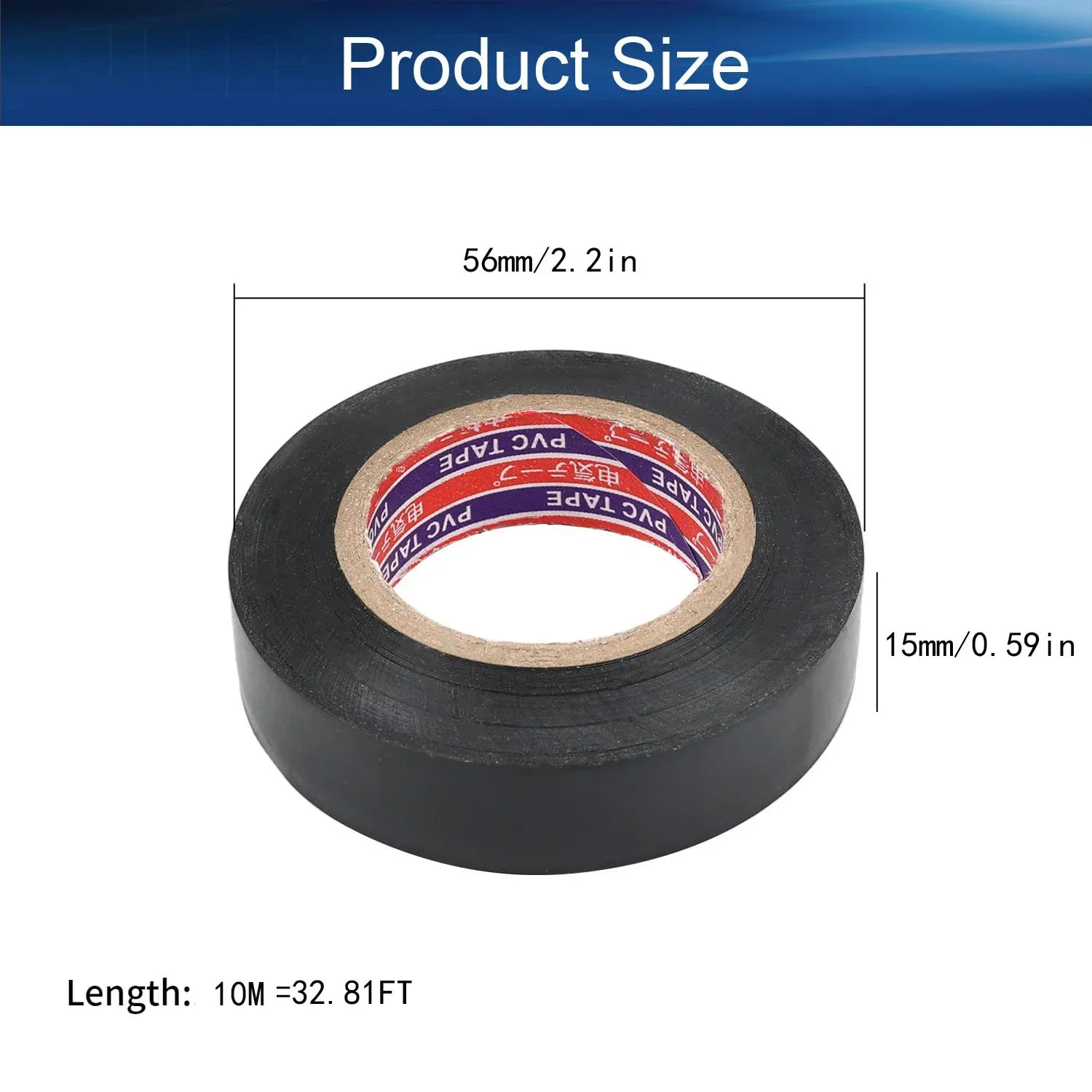 Flame Retardant Electrical Insulation Tape 1/8/16Pcs Adhesive Voltage Flame Retardant Waterproof Sealant Electrician Repair