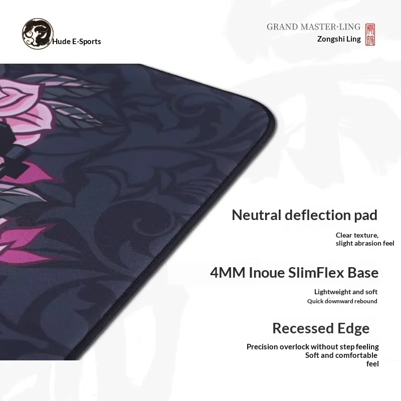 ESPTIGER GRAND MASTER ·LING Mousepad FPS Both speed and control Mouse Pad SlimFlex skidproof For CSGO APEX Pc Accessories Gifts
