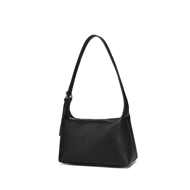 2024 Summer New Style Simple Solid Color Large Capacity Women\'s Bag Shoulder Portable Underarm Bag Fashion Handbag