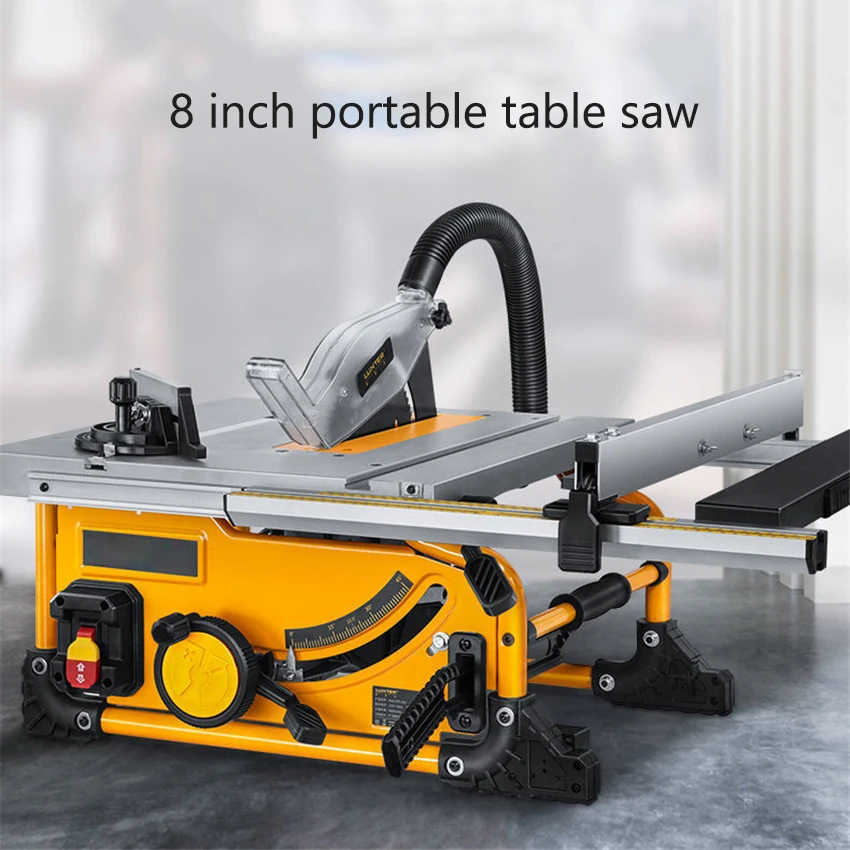 

M1H-ZP3-210 8-Inch Dust-Free Wood Circular Saw Electric Saw Table Saw Woodworking Board Cut Table Saw Tool 220V 1500W 4500r/min