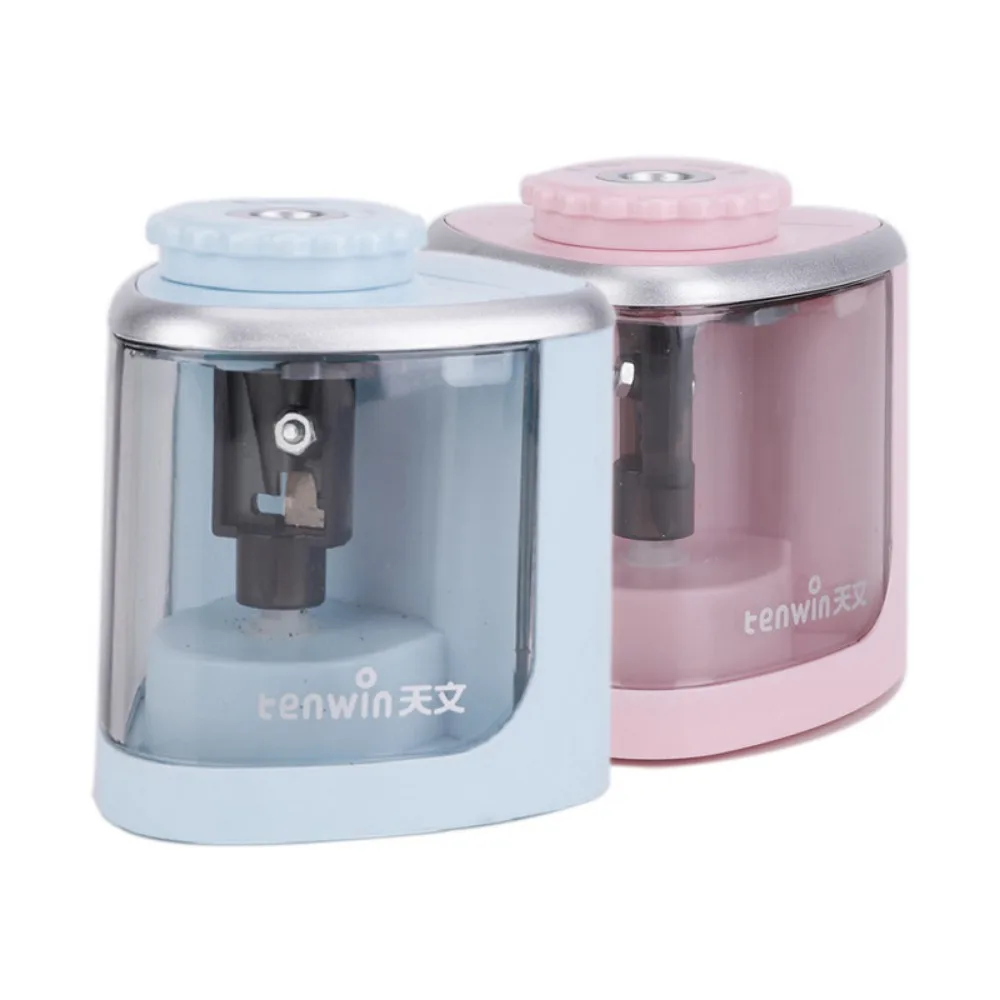 Electric Pencil Sharpener Creative Design Student Automatic Sharpener Rotary Pencil Sharpener Machine for Writing and Drawing