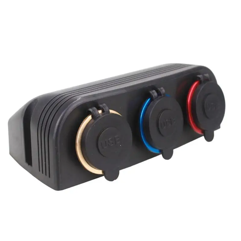 Auto USB-Ladegerät Steckdose Zelt Basis Voltmeter Zigaretten anzünder Steckdose Steckdose Abdeckung Panel Halterung für Marine Motorrad halter