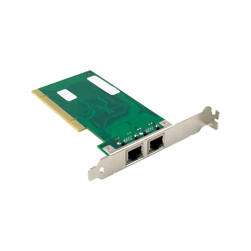 1Set 82546EB PRO 1000MT PCI Gigabit Dual-Port Network Card Server Network Card 8492MT Network Card PC+Metal