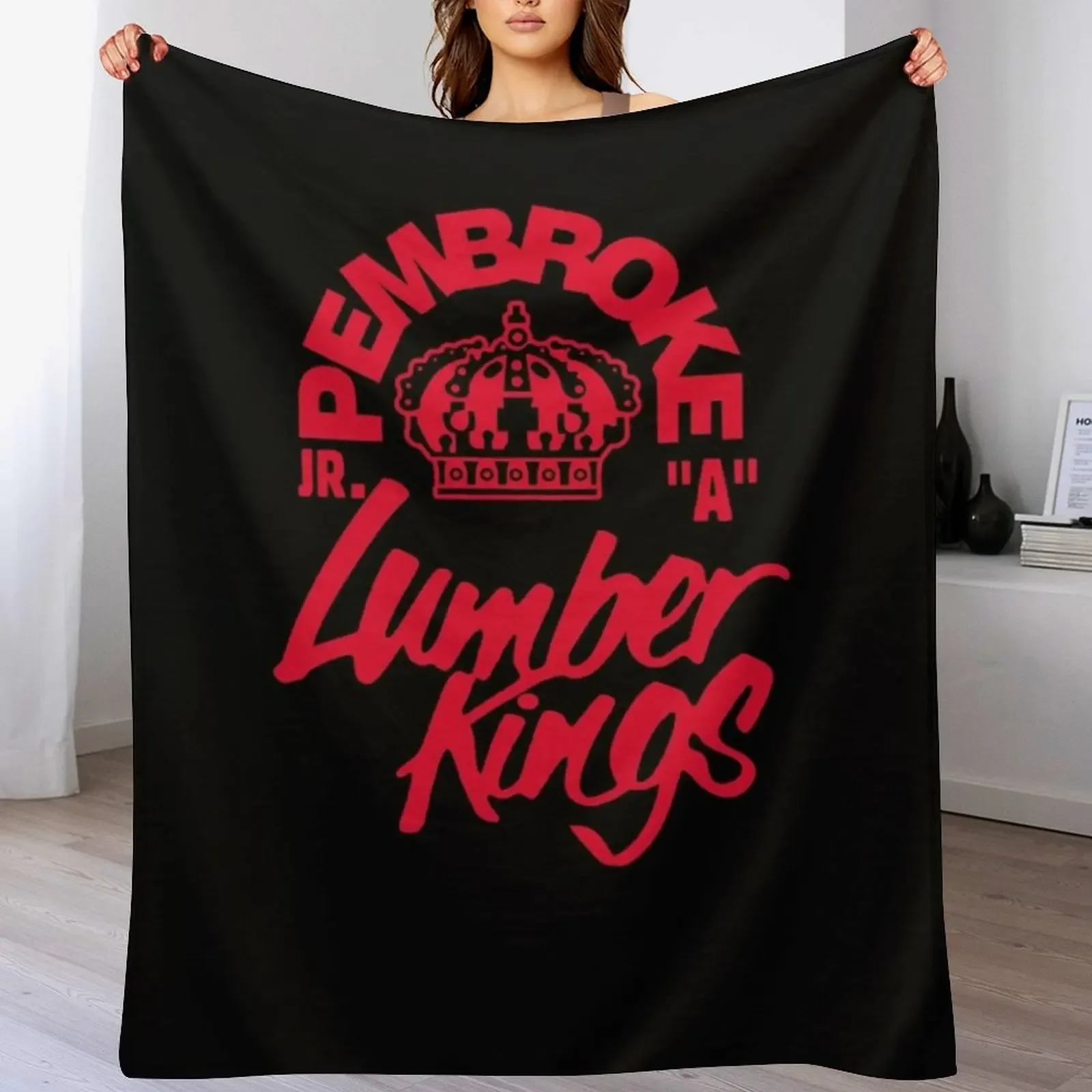 Pembroke Lumber Kings Throw Blanket Fade Resistant Durable Throw Blanket