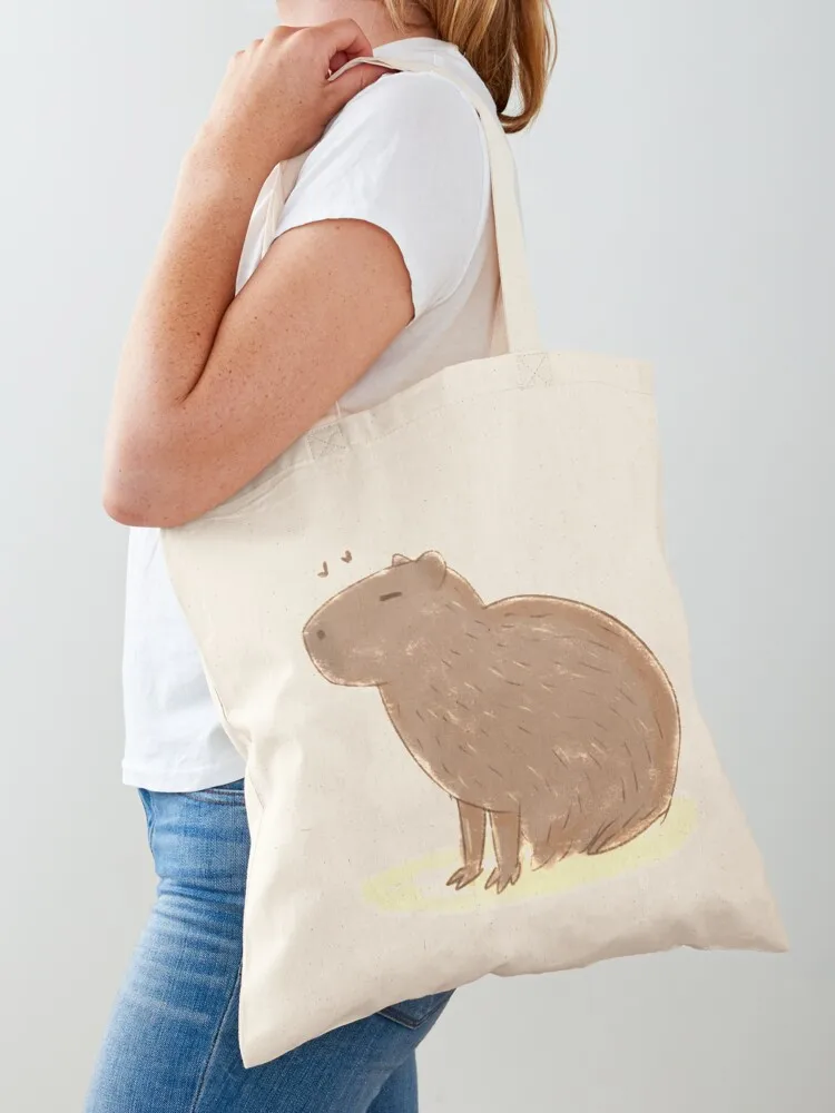 

Capybara Tote Bag shopping bags foldable reusable shopping bags the tote bag cloth bag woman