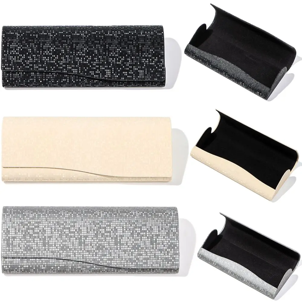 Fashion Waterproof PU Leather Glasses Box Women Men Portable Reading Glasses Sunglasses Case Eyewear Protector