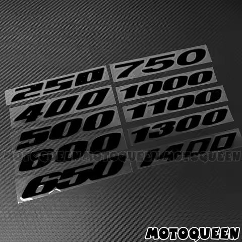 Motorcycle Body Shell Tank Pad Fairing displacement Decals Stickers for CBR CB CBF GS GSXR GSR 250 400 500 600 650 750 1000 1300