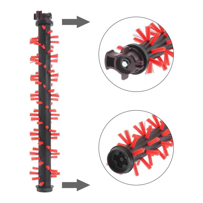 WHYY-rouleau de brosse pour tapis de zone 4 pièces, pièce de rechange pour aspirateur, brosse en rouleau de brosse pour tapis pour Bissell Crosswave 1866/1785