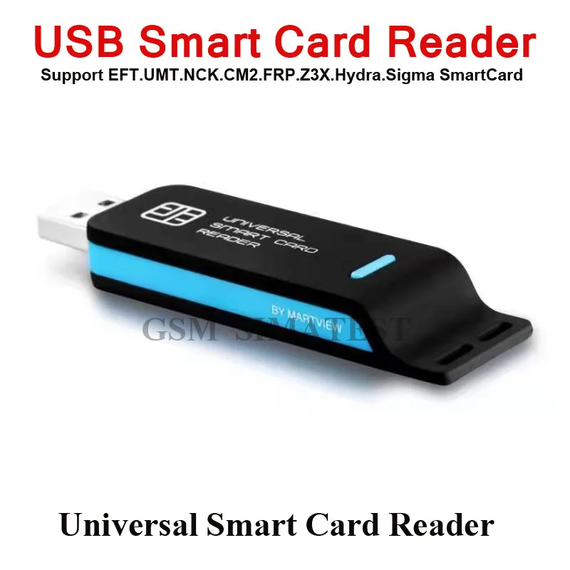 USB Smart Card Reader Support, EFT.UMT.NCK.CM2.FRP.Z3X.Hydra.Sigma Dongle