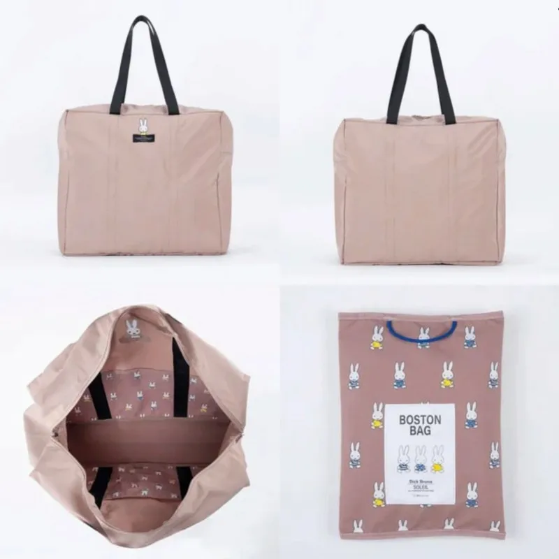 

New Miffy Series Cute Travelling Bag Exquisite Cartoon Print Large-capacity Portable Foldable Hand-held Luggage Bag