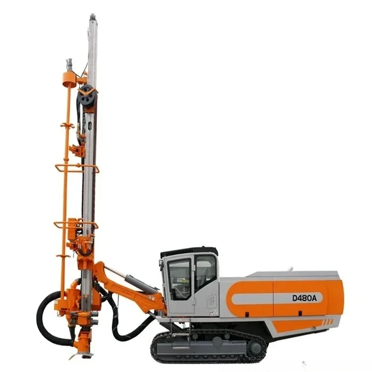 Mobile Steel Crawler Blast Hole Drilling Rig DTH Drilling Machine For Stone Quarry