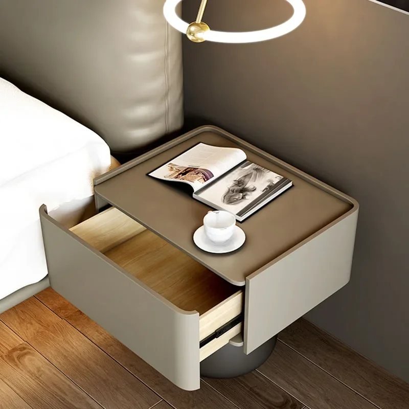 Mesita De Noche nórdica para dormitorio, mesita De Noche De lujo, minimalista, a la moda, italiana De mediados De siglo, muebles para el hogar