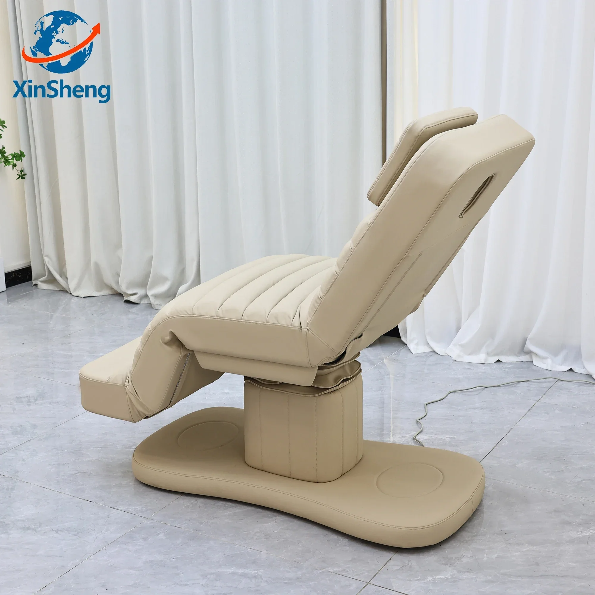 미국 - 전동 조절 침대, 페이셜 스파 뷰티 침대, 속눈썹 연장 의자, 전문 뷰티 살롱 가구 배송