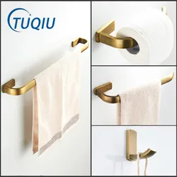 Toallero de barra de Bronce Antiguo, soporte de papel, cepillo de inodoro, colgador de toallas, gancho para bata, accesorio de baño