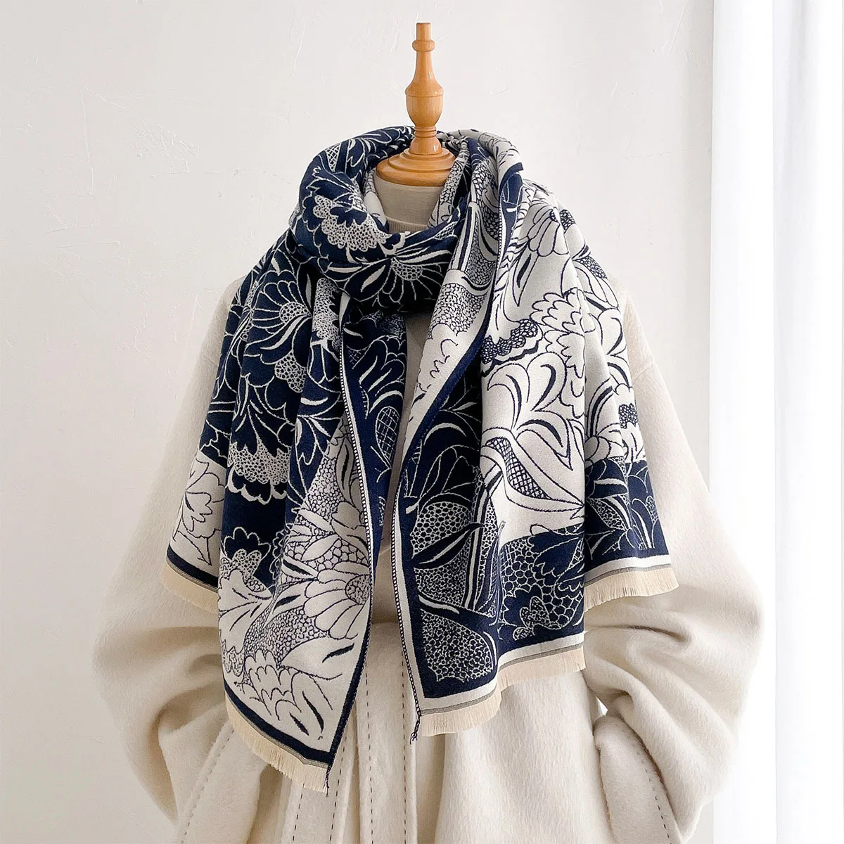 Scarf Luxury Hijab Pashmina Bandana Shawl Cashmere Wrap Graceful Multi Functional Ornament For Weekend Trip Important 2026