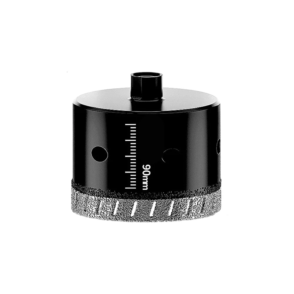 For M10 20-90MM Brazed Core Dry Drill Bit Hole Opener For Angle Grinder Cutting Marble Glass Porcelain Tiles Tool