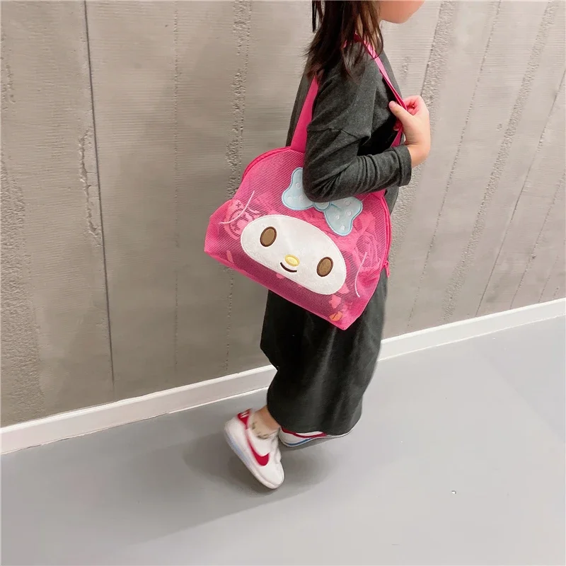 Sanrio My Melodie Hello Kitty Kuromi Pochacco Boodschappentassen Opbergtas Grote Capaciteit Zwemfitness Sporttas Voor Vrouwen