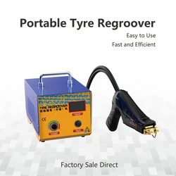 TR-1KW Digital Tire Slotting Machine Truck Car Wheel Rubber Engraving Electromechanical Tire Retreader Reuse Artifact 220V/110V