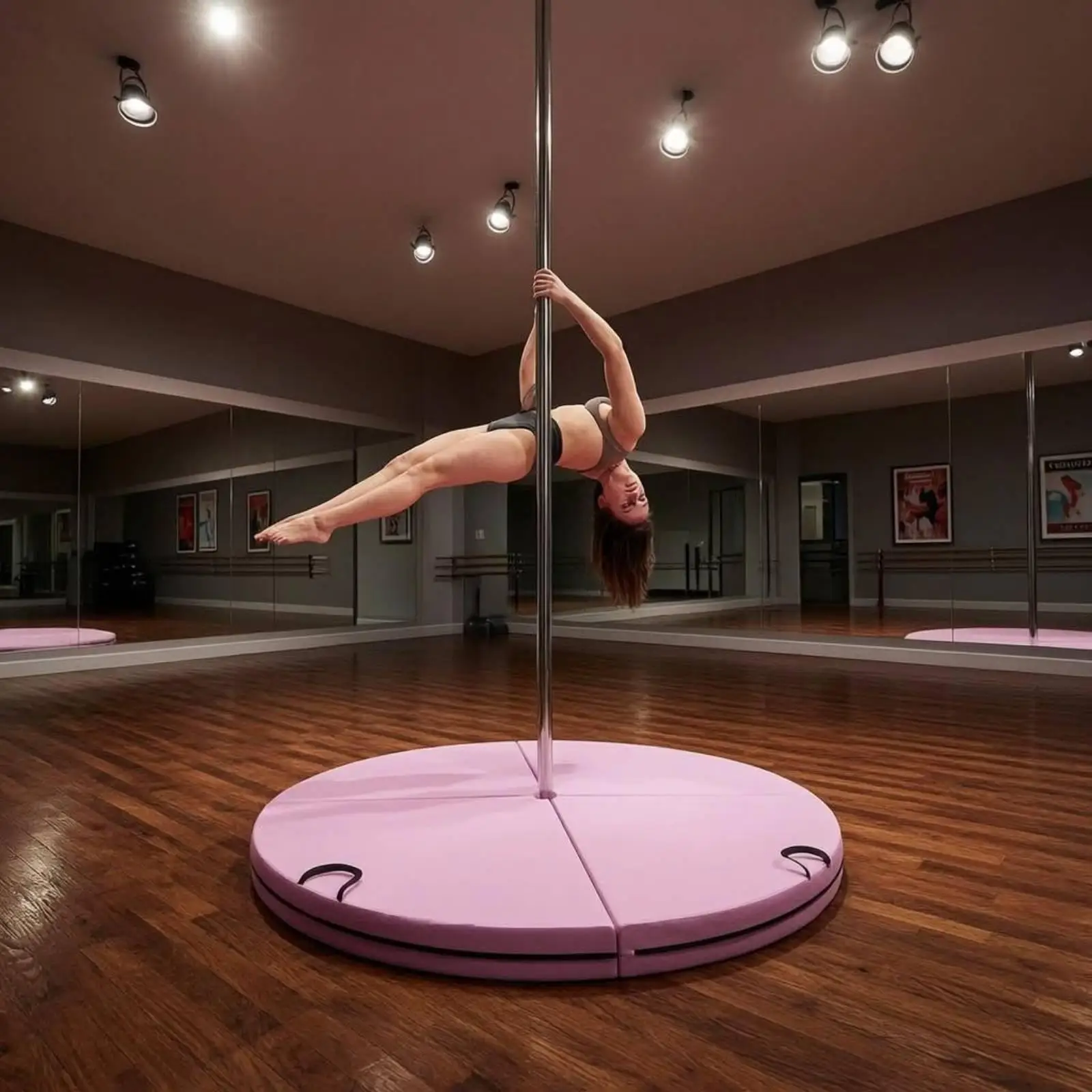 Gymnastics Practice Pad Thick Folding Pole Dance Mat Impact Cushion for Gym Skill Development Sessions