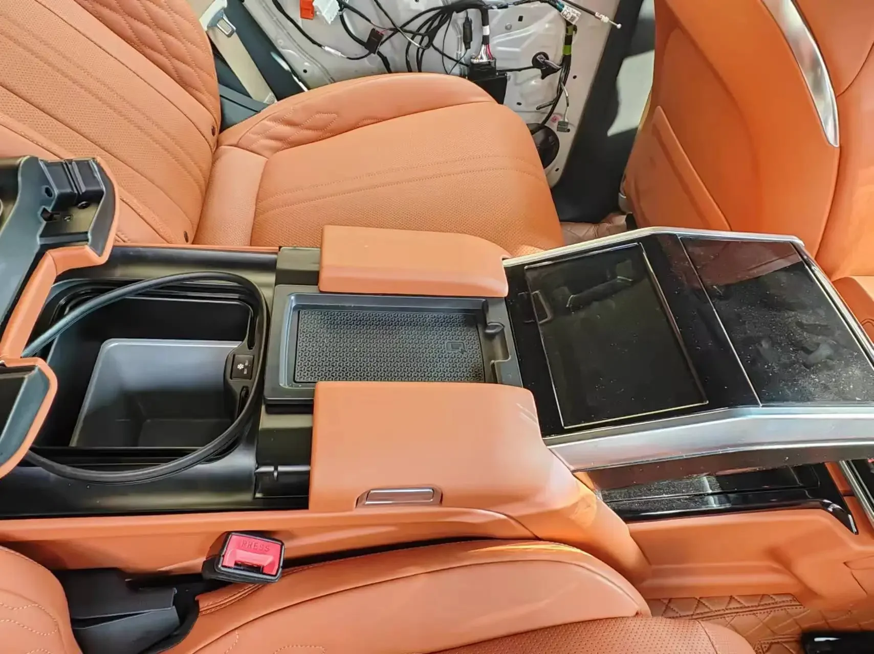 MBS Style Luxury Interior Upgrade Conversion Kit with Seats Center Console for Land Cruiser LC300