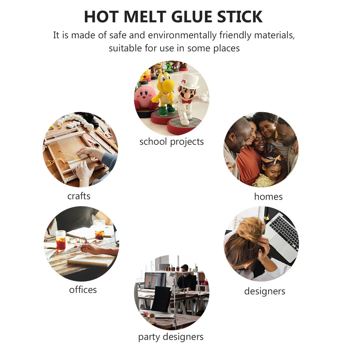 

2Pcs 24Cm Hot Melt Glue Sticks Orange Eco-Friendly Heat Melting Adhesive Tape for Arrow Archery Supplies Film Toughness