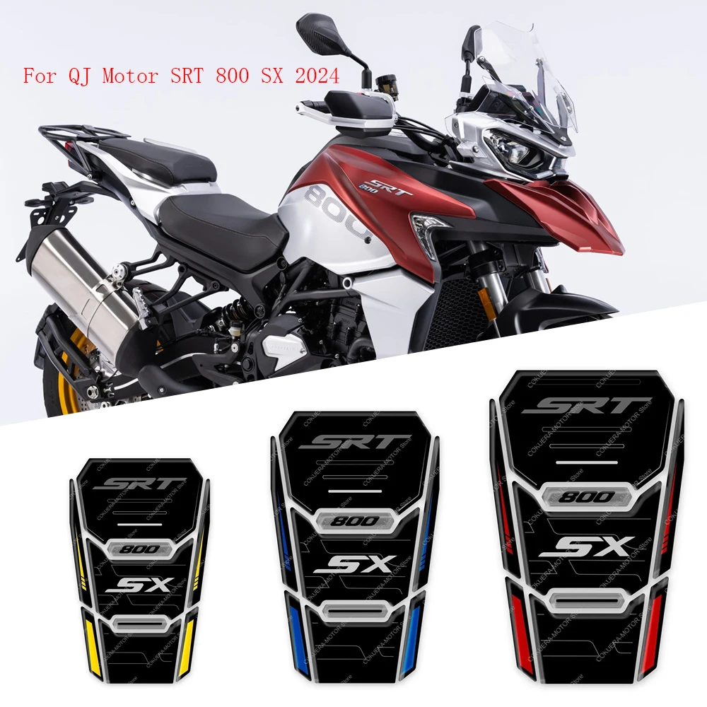 

For QJ Motor SRT 800 SX 2024 Motorcycle Accessories Tank Pad Sticker 3D Epoxy Resin Protective Sticker