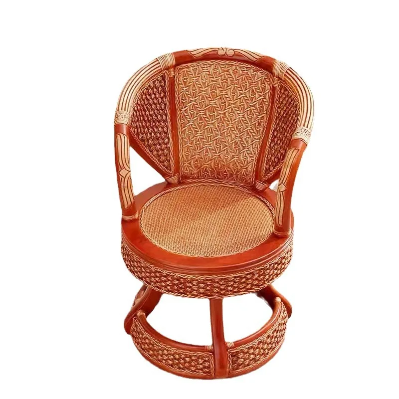 True vine swivel chair three or five-piece set, household single tenant chair, back chair, leisure balcony, outdoor table