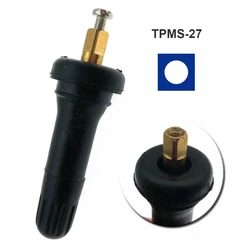 Tpms-27 straight rubber nipple for TPMS square tire pressure sensor valve for tubeless disc wheel nipple