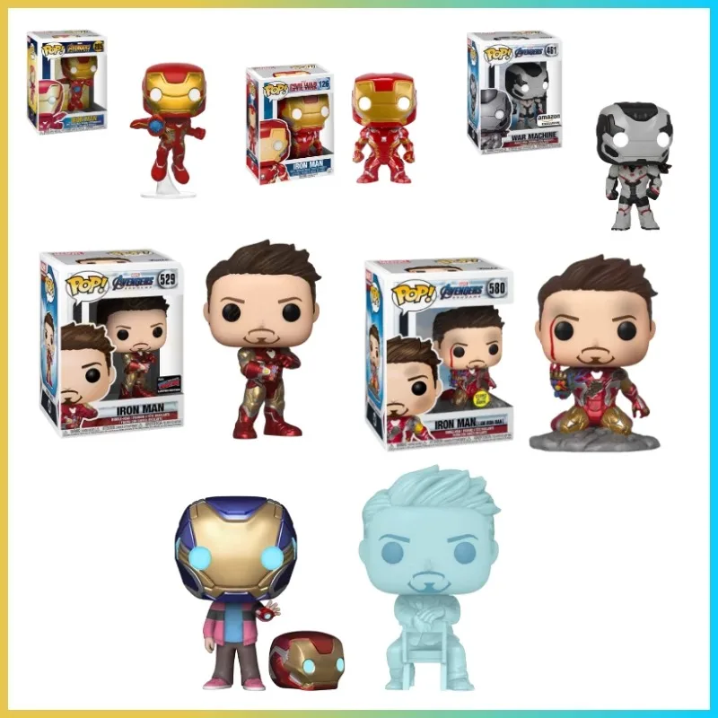 Genuine Funko Pop Iron Man Tony Stark Action Figures Trendy Play Limited Collection Desktop Ornament Birthday Present - Image 5